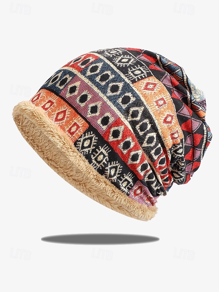 női 2 az 1-ben puha sapka és lábszárvédő pomponnal és polár béléssel - boho elegáns téli szett 2025 - $14.99 –P4