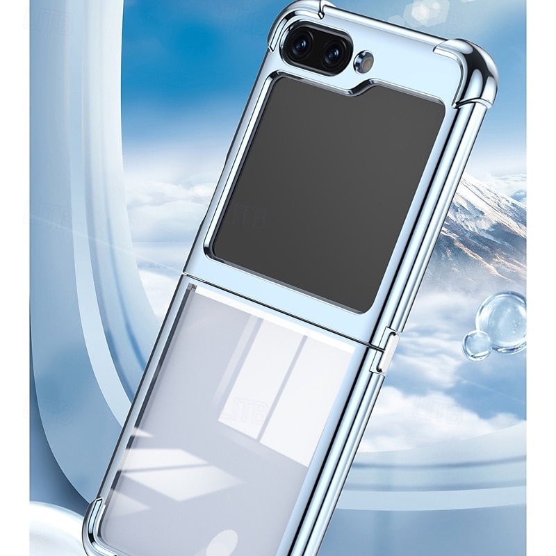 2025年 サムスン ギャラクシー Z フリップ 6 Z フリップ 5 Z フリップ 4 Z フリップ 3 用フォンケース ショックプルーフ プレーティング コレクション – $16.99 –P9