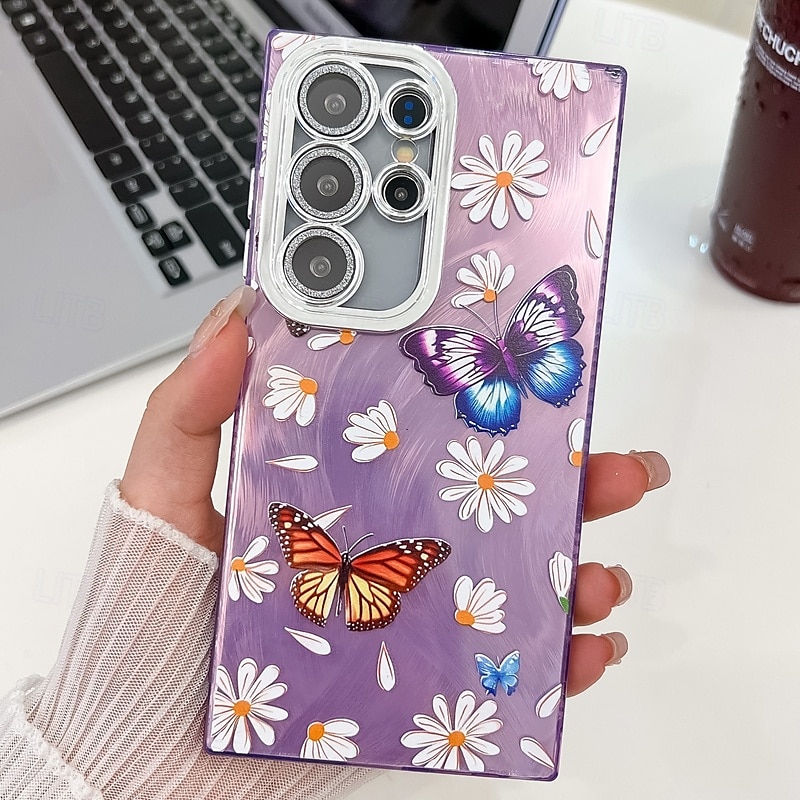 telefon Maska Pentru Samsung Galaxy S24 Ultra S24 Plus S24 S24 FE S23 Ultra A55 A35 A25 A15 5G S25 Ultra Capac Spate Anti Șoc Retro TPU PC 2025 - $13.99 –P15