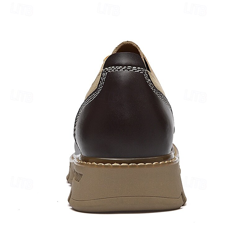 scarpe stringate in pelle sintetica e pelle scamosciata resistenti da uomo: calzature casual eleganti per l'uso quotidiano e all'aperto del 2025 a $28.99 –P10
