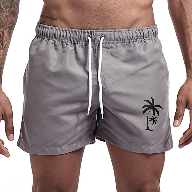 Men's Swim Trunks Swim Shorts Board Shorts Bathing Suit Drawstring Mesh Lining with Pockets Swimming Surfing Beach Water Sports Printed Summer Spring 2025 - $12.99 –P10
