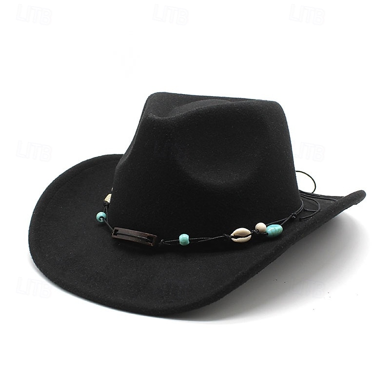 Safarihut Vintage Gürtel Cowboyhut Jazzhut Hand Westernhut Cowboyhut 2026 - $17.49 –P9
