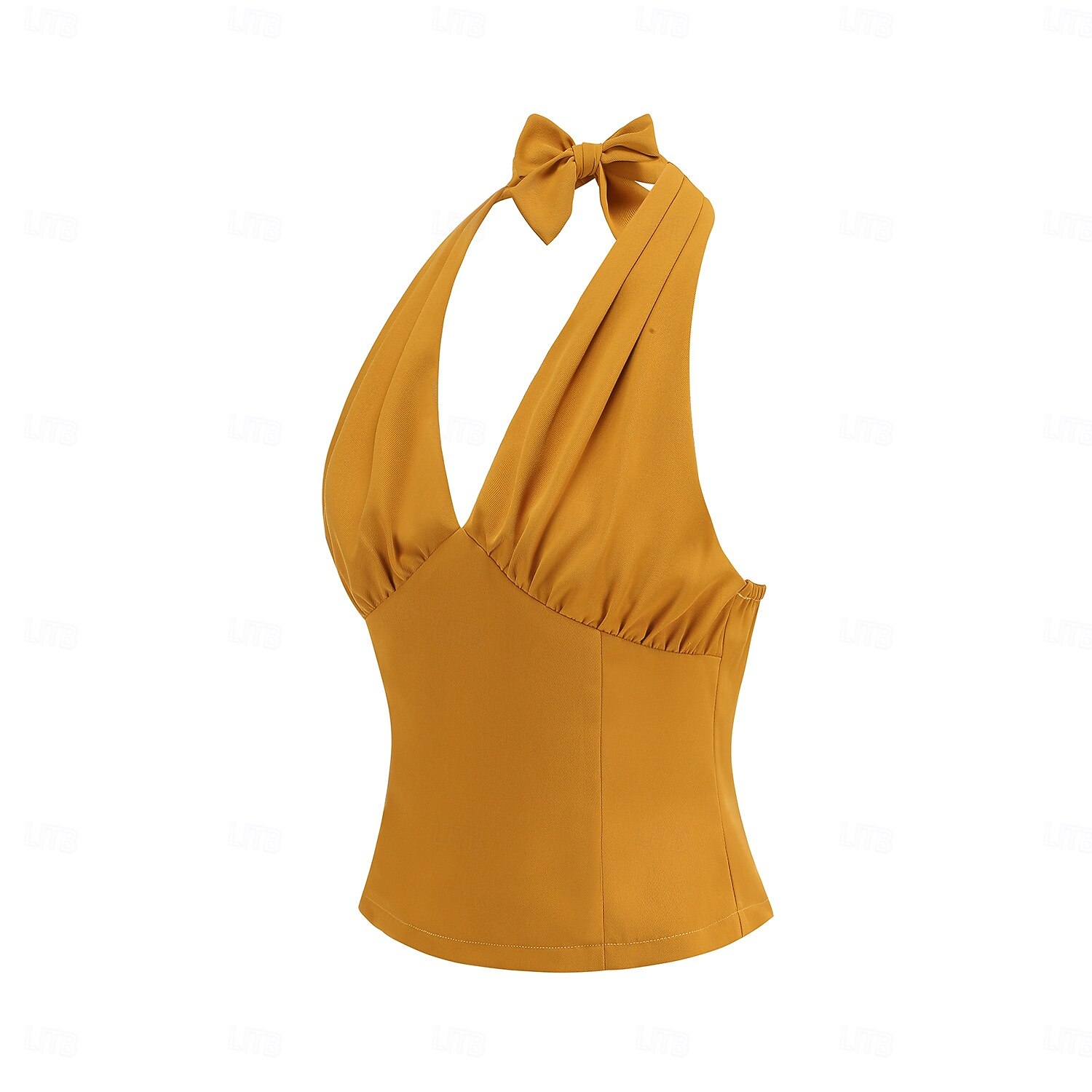 Retro Vintage 1950s Crop Top Halter Fancy Dress Women's Masquerade Event / Party Bachelorette Party Festival Adults' Top 2026 - $24.99 –P12