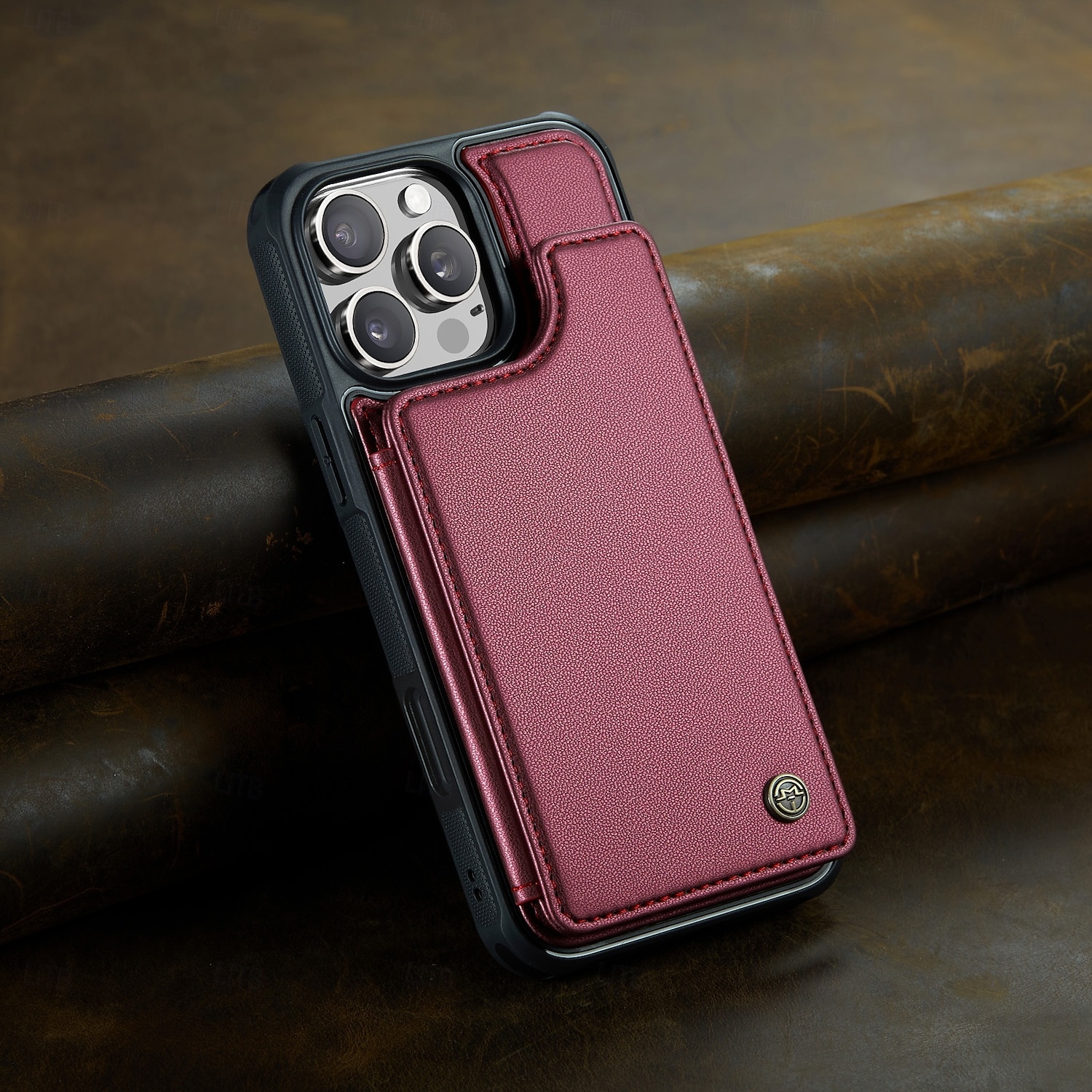 Phone Case For iPhone 16 Pro Max Plus iPhone 15 Pro Max Plus iPhone 14 13 12 11 Pro Max Plus Back Cover with Stand Holder Card Slot Shockproof Retro TPU PC 2025 - $18.99 –P7