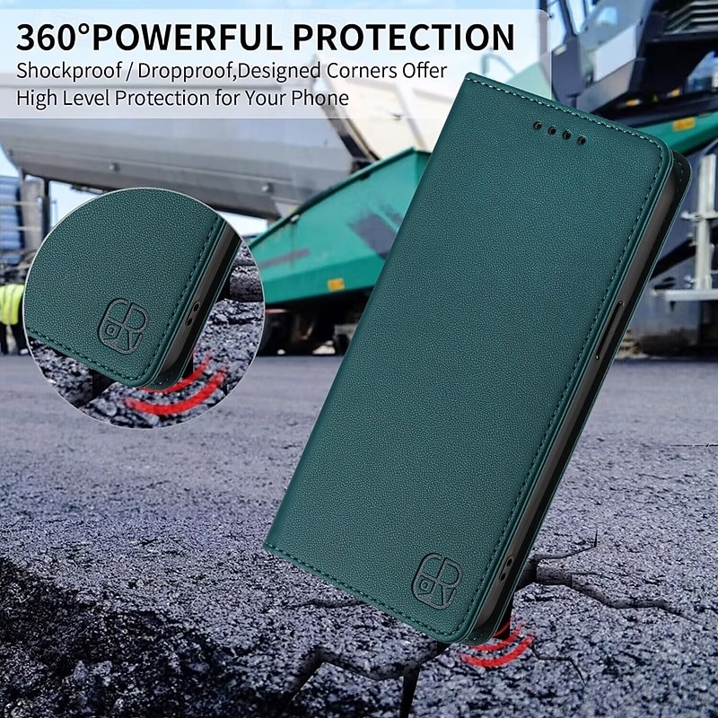 2025年 電話 ケース 用途 iPhone 17 Pro Max 17 Air 16 15 14 Pro Max Plus 16e 13 12 11 Pro Max Mini フリップカバー スタンド付き 磁石バックル ワイヤレス充電をサポート レトロ風 TPU PUレザー  コレクション – $15.99 –P15