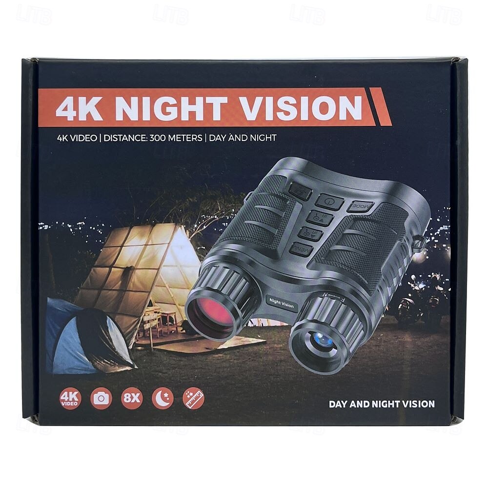 4k infraröd mörkerseende kikare 3.2 stor skärm 8x digital zoom 32gb tf-kort medföljer laddningsbart med batteri 25 mm objektivlins cmos-sensor för jul tacksägelse nyårspresenter 2025 - $159.99 –P10