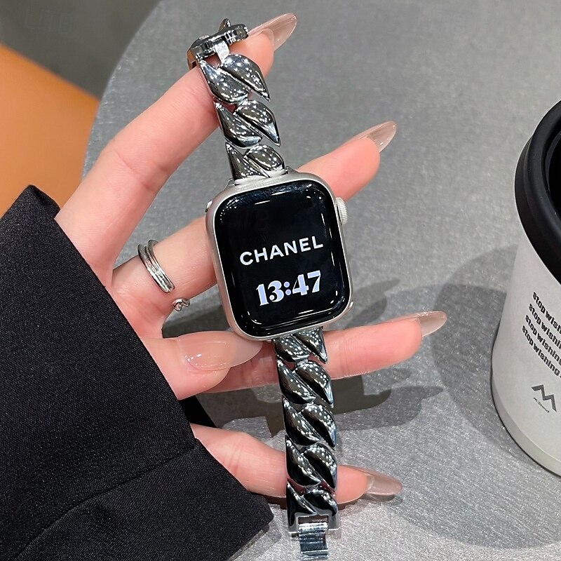 סולו לופ מותאם ל רצועת השעון של Apple Watch 38 מ"מ 40 מ"מ 41 מ"מ 42 מ"מ 44 מ"מ 45 מ"מ 49 מ"מ נשים סגסוגת רצועת שעון חלופית ל iwatch Ultra 2 Series 9 8 7 SE 6 5 4 3 2 1 2025 - $20.99 –P16