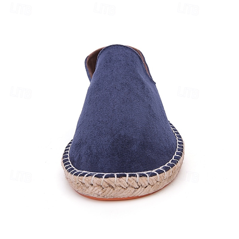 ανδρικά casual slip-on παπούτσια εσπαντρίγιας με μαλακό πάνινο επάνω μέρος και άνετη σόλα από γιούτα, τέλεια για καλοκαίρι, παραλία και καθημερινή χρήση 2025 - $34.99 –P6