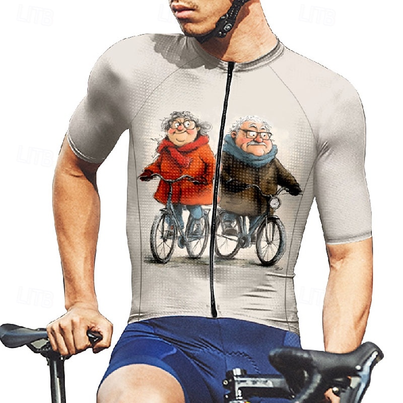 Homens Camisa para Ciclismo Gráfico Manga Curta Moto Camiseta Camisa / Roupas Para Esporte com 3 bolsos traseiros Ciclismo de Montanha Secagem Rápida Design Anatômico Capilaridade Respirável Esportes de 2026 por $30.99 –P10