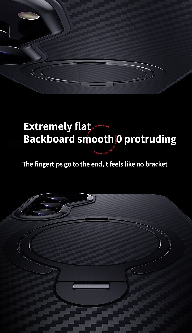 Phone Case For Samsung Galaxy S24 S24 Ultra Plus S23 S23 Ultra S25 Ultra Back Cover with Stand Holder Magnetic Support Wireless Charging Retro TPU PC 2025 - $23.99 –P5