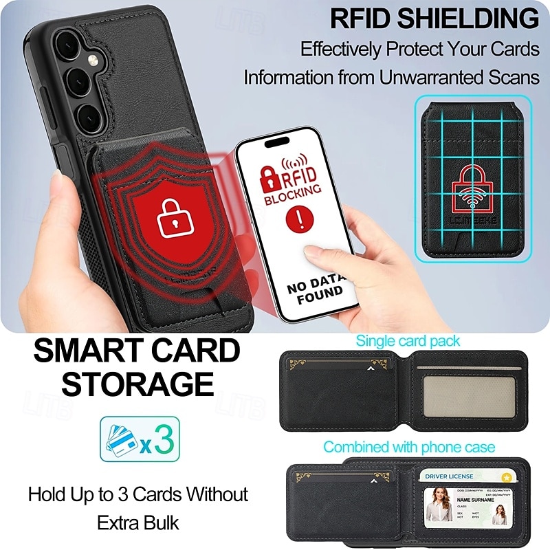 Phone Case For Samsung Galaxy S24 Ultra S24 Plus S24 S24 FE S23 S23 Ultra S23 Plus S22 S22 Plus  Ultra S21 FE Back Cover with Stand Holder Magnetic Support Wireless Charging Retro TPU PU Leather 2025 - $19.99 –P15