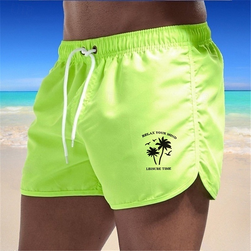 Men's Swim Shorts Swim Trunks Printed Drawstring Quick Dry Board Shorts Bathing Suit Surfing Beach Water Sports Summer 2026 - $13.49 –P9