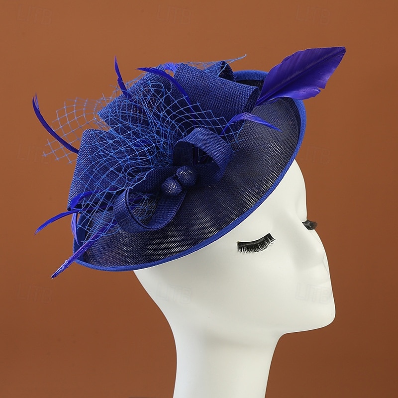 kapelusz na przyjęcie herbaciane - 2025 kapelusz na przyjęcie herbaciane Kentucky Derby z lat 20. XX wieku nakrycie głowy dla kobiet i dziewcząt 2025 - $21.99 –P8