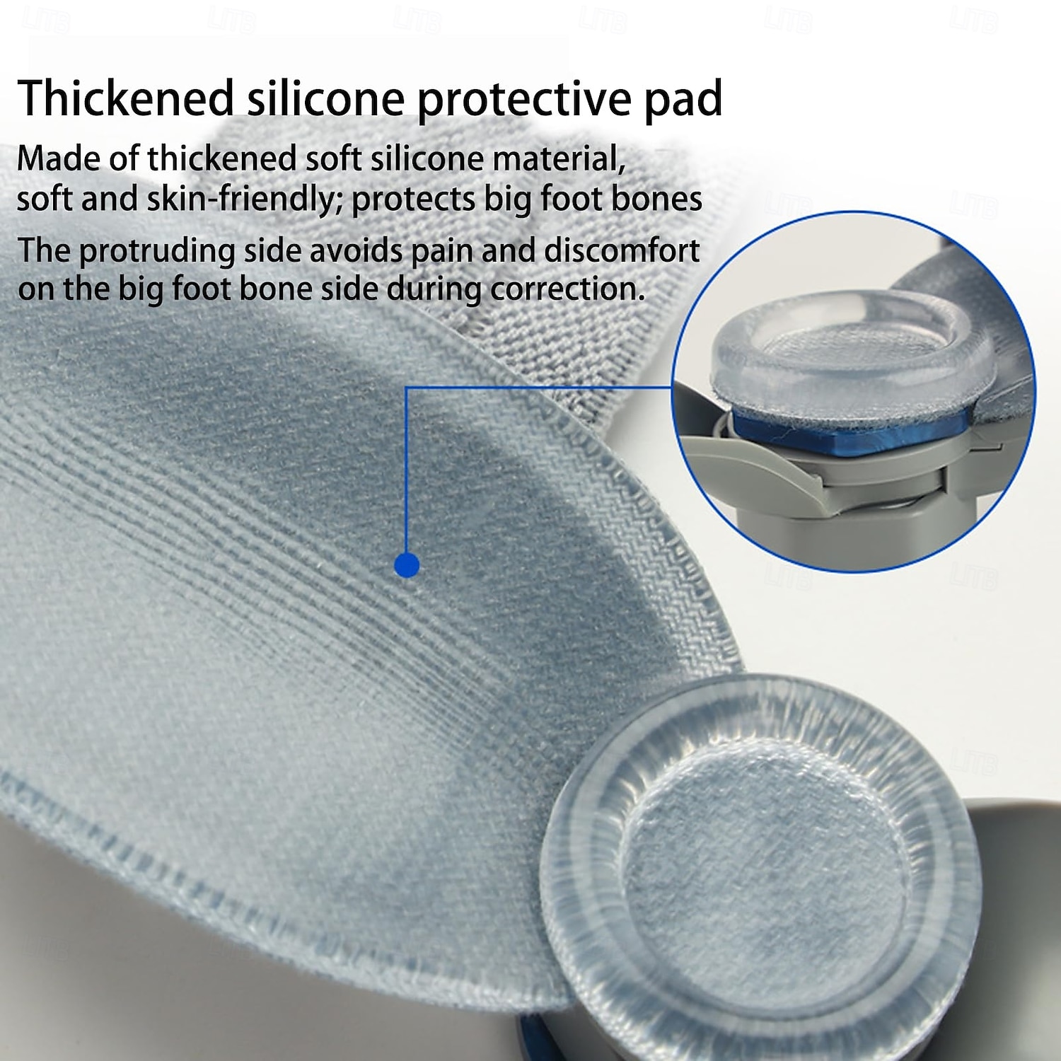 Bunion Corrector for Women Men Big Toe,Adjustable Knob Bunion Corrector for Bunion Relief,Bunion Fix with Bunion Silicone Pad,Suitable for Left and Right Feet 2025 - $20.99 –P3
