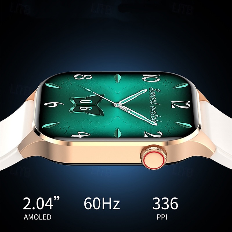 Smartwatch 2-Inch OLED Screen Bluetooth Call Voice Assistant Heart Rate And Blood Glucose Monitoring Waterproof Bluetooth Call Non-Invasive Blood Glucose Measurement Blood Component Measurem 2025 - $72.99 –P3