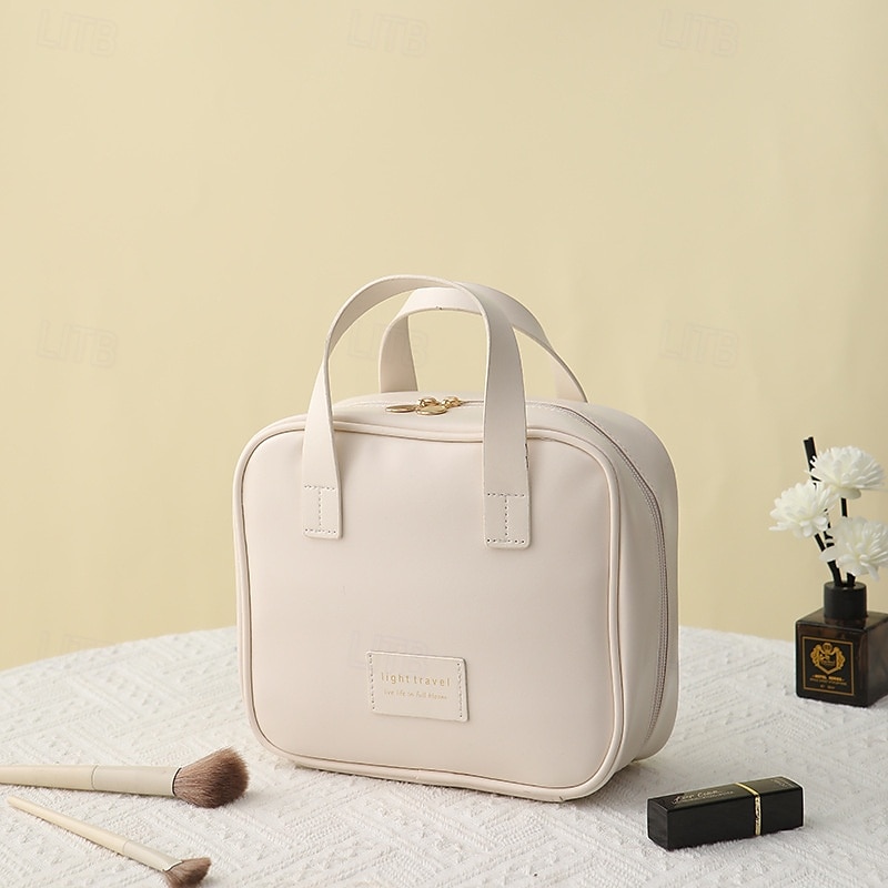 Multi-Layered Shell-Shaped Cosmetic Bag,PU Large-Capacity Portable Makeup Organizer, Stylish Travel Handheld Storage Bag 2025 - $11.49 –P13