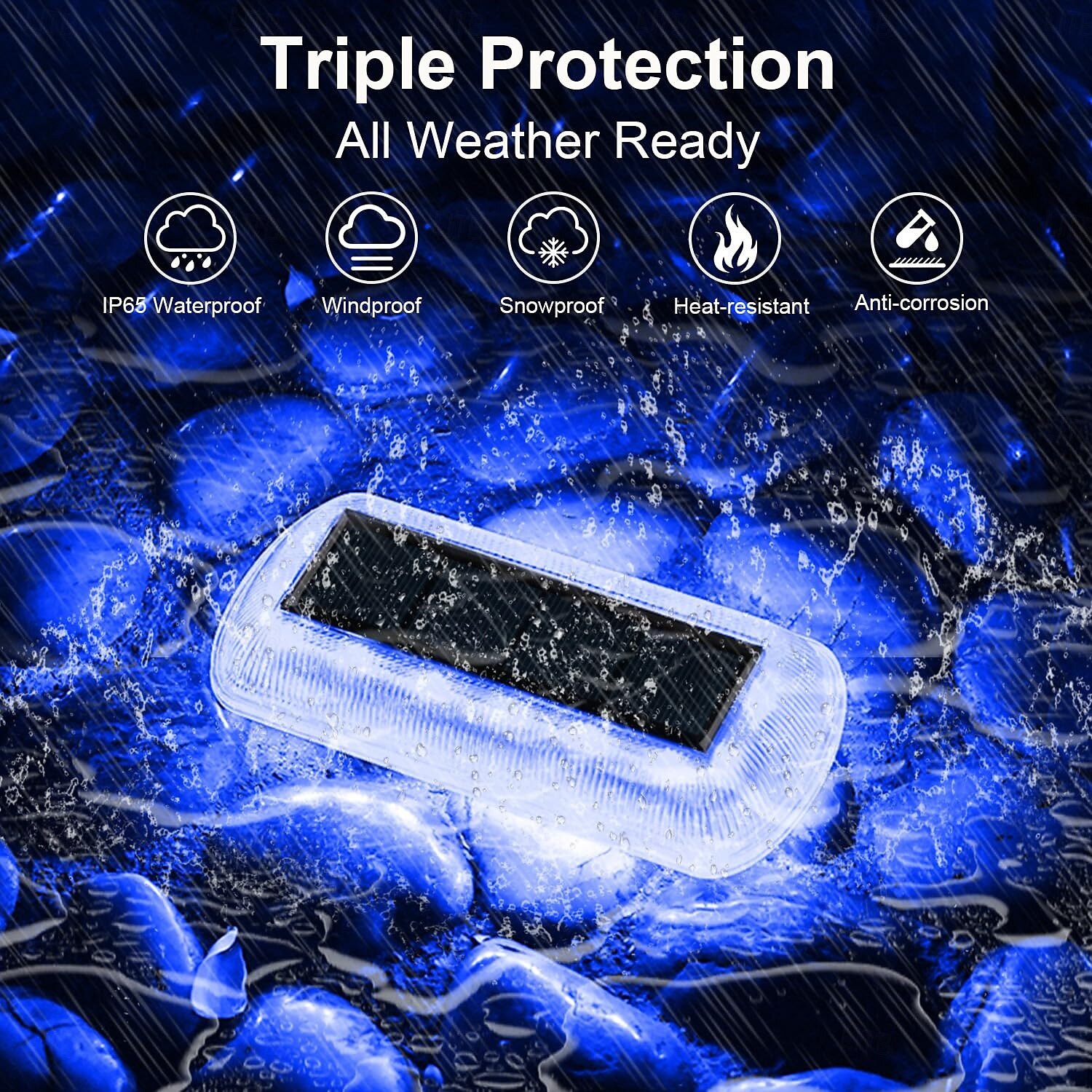 1PC Outdoor Solar Deck Light - IP65 Waterproof LED Buried Light for Courtyard, Garden, Balcony, Fence and Staircase Lighting 2025 - $14.99 –P5