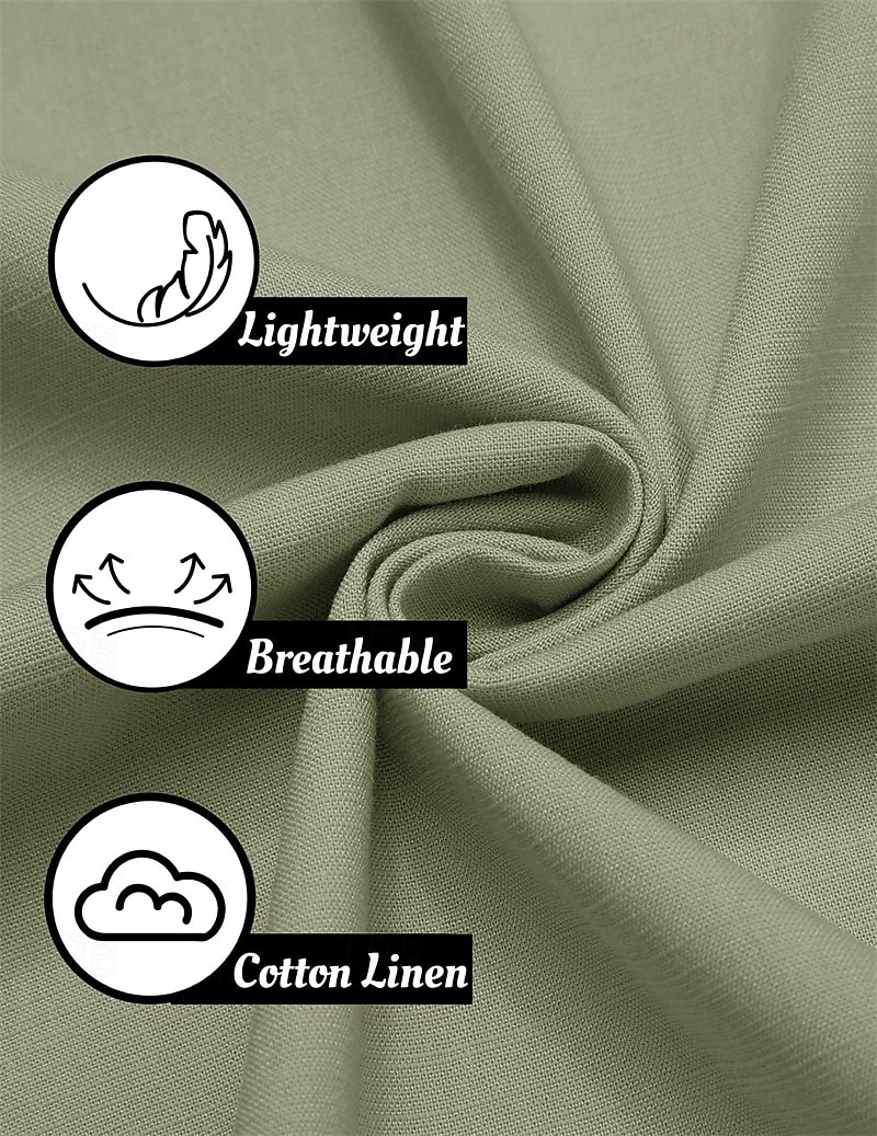 Voor heren Overhemd Zomer overhemd Normaal shirt Strand hemd Overhemd met knopen Gestreept Vakantie Hawaii blauw Oranje Groen Grijs Lange mouw Kraag Zomer Lente & Herfst Kleding 2025 - $25.99 –P3
