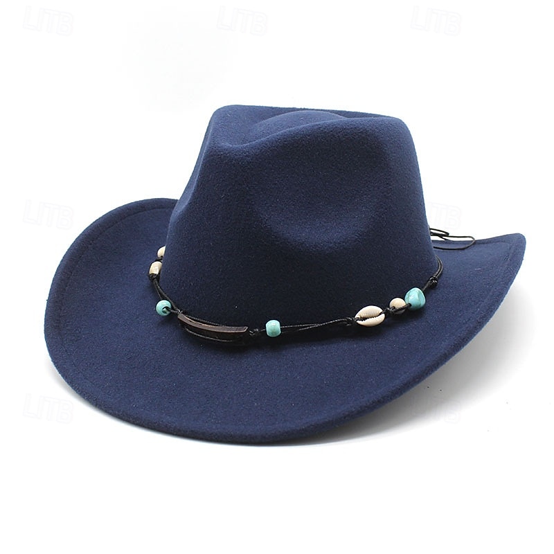 Safarihut Vintage Gürtel Cowboyhut Jazzhut Hand Westernhut Cowboyhut 2026 - $17.49 –P8