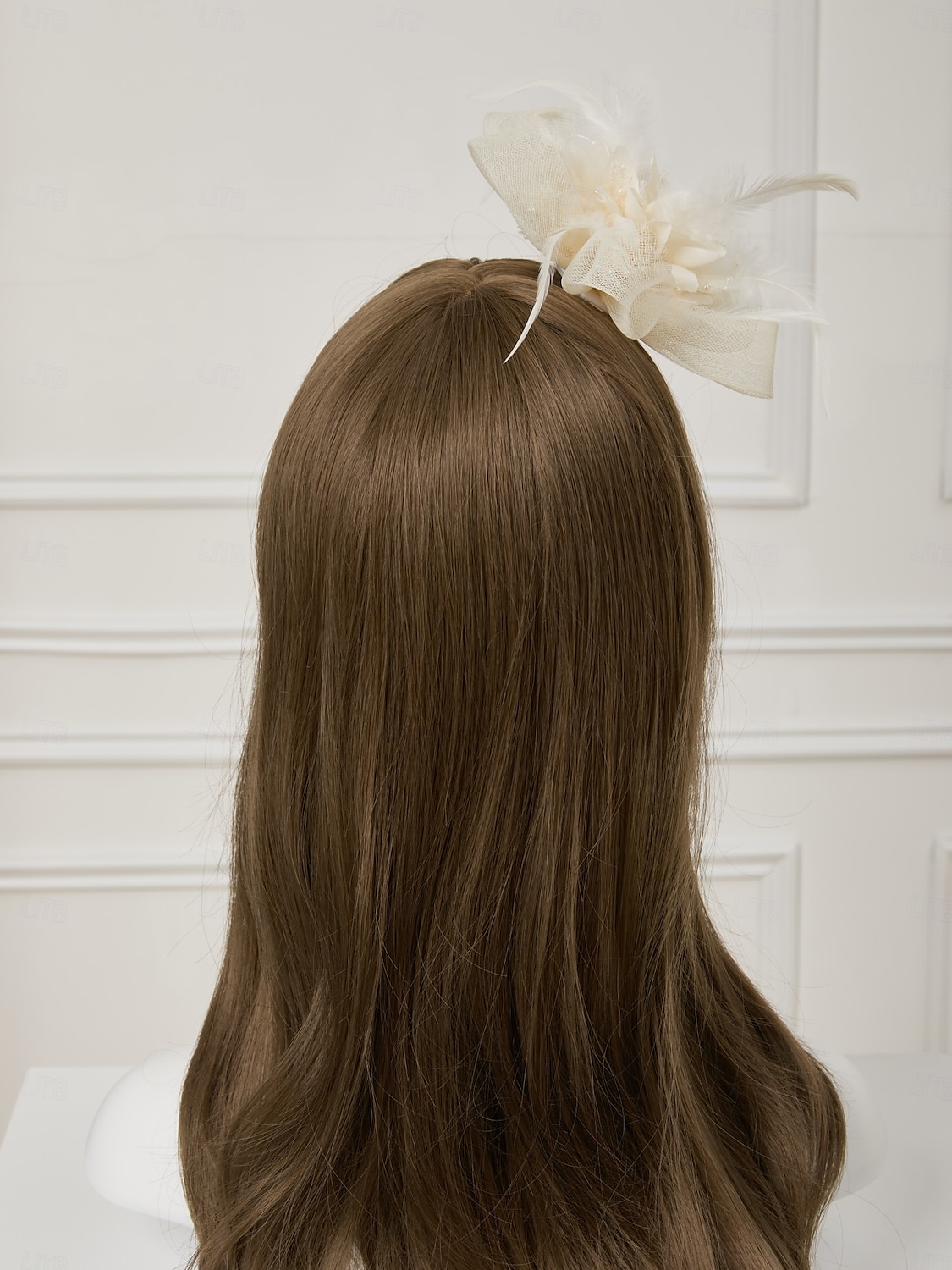 Fascinatori  Cappelli  Fasce per capelli in tulle  piume  rete con 1 pezzo Matrimonio  Occasione speciale  Copricapo per tea party per un'ottima impressione Fascinatori del Derby Giornata di corsa del 2025 a $18.99 –P6