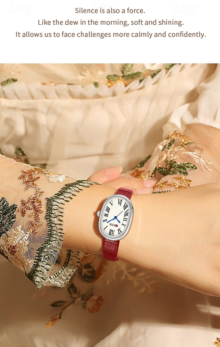Women Quartz Watch Minimalist Luxury Fashion Business Waterproof PU Leather Stainless Steel Strap Watch 2025 - $38.99 –P5