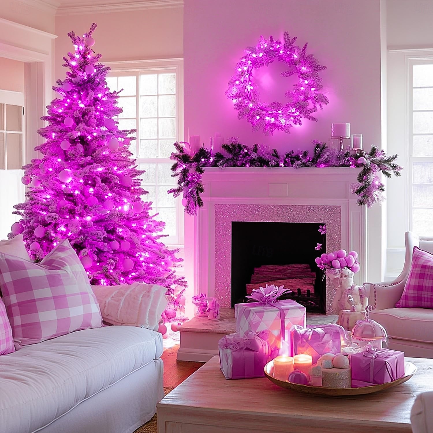 50m/100m Red & Pink LED String Lights, 400/800 LEDs EL 5mm Fairy Lights for Valentine's Day Holiday Party Décor 1 Set 2025 - $63.99 –P9