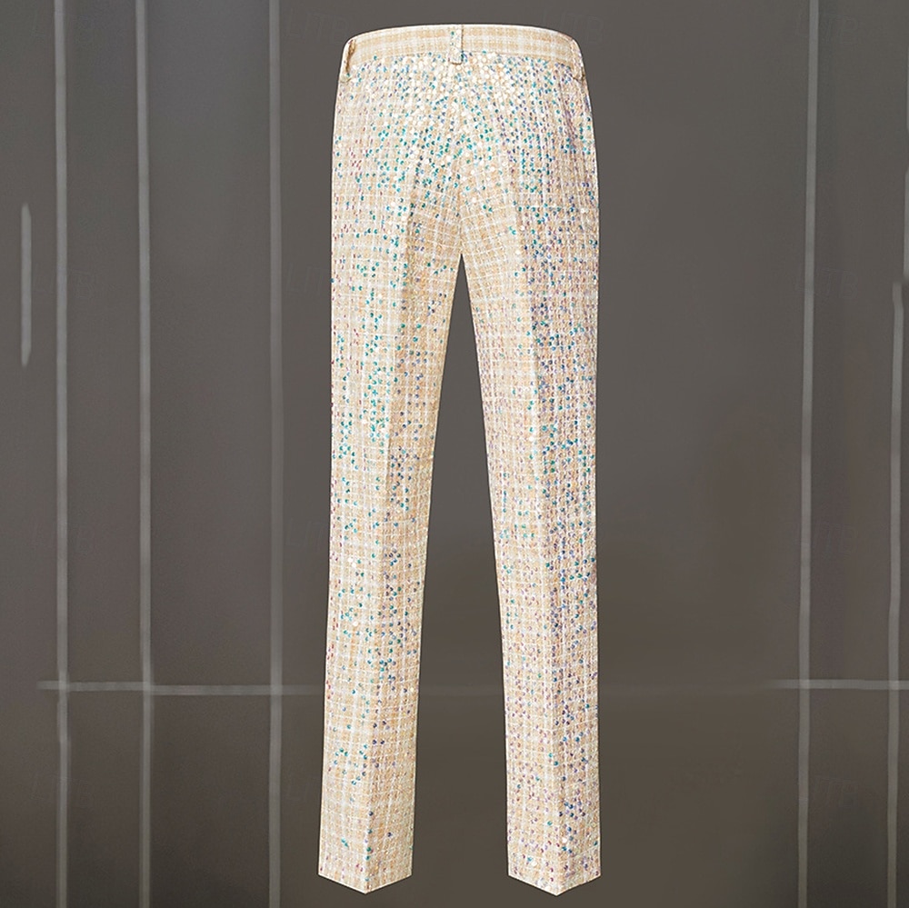 Disco 1980s Pants Outfits Suits & Blazers Disco Sequins Men's Masquerade Performance Party Club Adults' Coat Pants All Seasons 2025 - $100.99 –P5