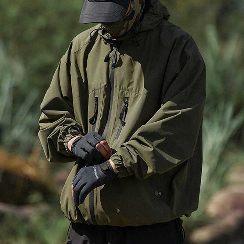 Homens Mulheres Jaqueta Softshell Jaqueta de Trilha Ao ar livre A Prova de Vento Impermeável Jaqueta leve Jaqueta corta-vento Viajar Preto Verde Tropa de 2025 por $105.99 –P5