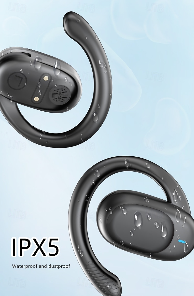 JM05 True Wireless Headphones TWS Earbuds Ear Hook Bluetooth 5.3 Sports Waterproof IPX4 Long Battery Life for Apple Samsung Huawei Xiaomi MI  Fitness Camping / Hiking Running Mobile Phone Travel 2025 - $23.99 –P7