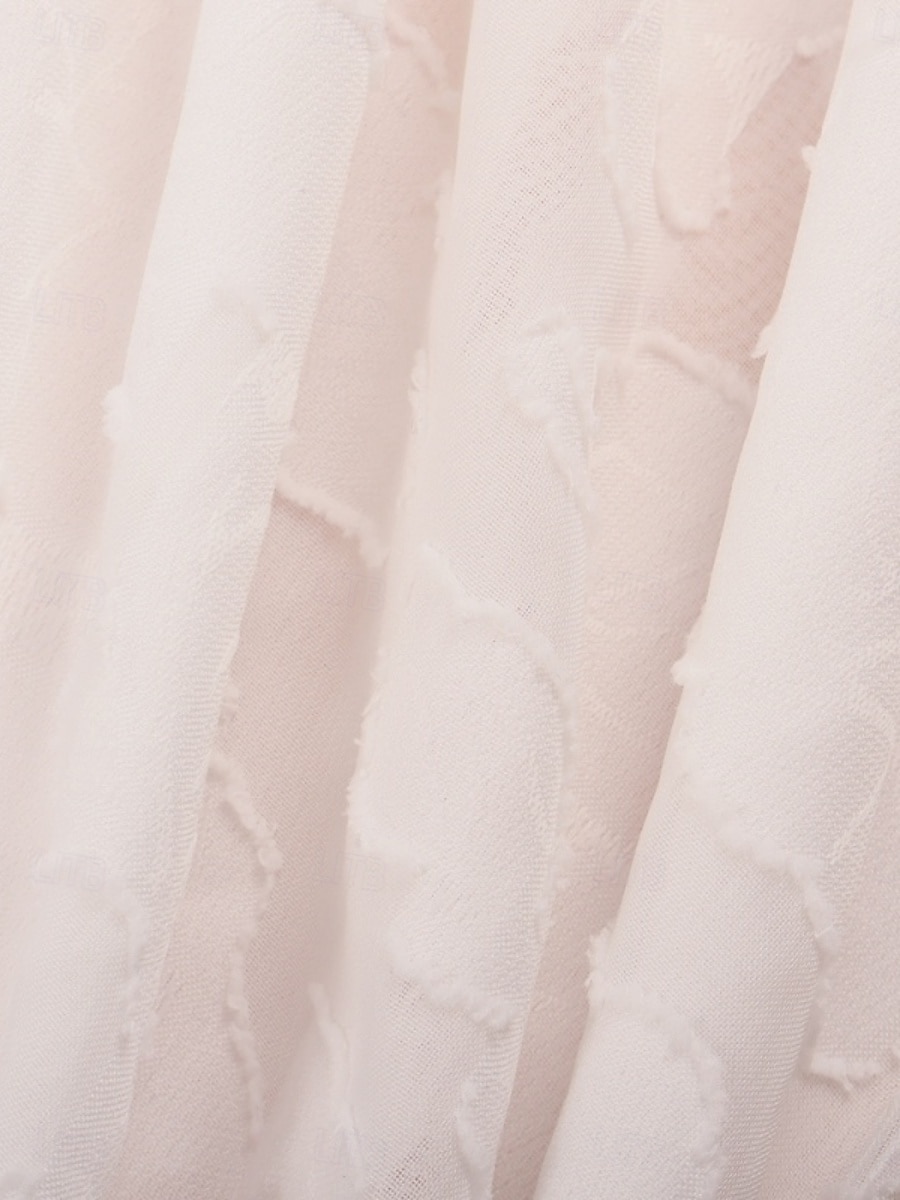 Kvinners hvite elegante blonde topper øyelet bluse uformell ensfarget vanlig topper lang erm skjortekrage knapper lomme vanlig passform daglig romantiske petite topper sommerferie slitasje hvit gul 2025 - $21.99 –P21