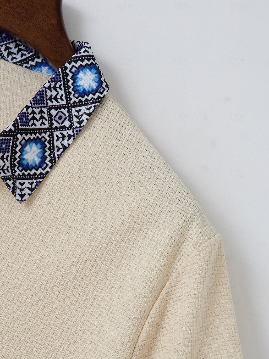 Herr Våffelskjorta Polo T-shirts Byxuppsättningar Långärmad Fjärdedels blixtlås Ensfärgat Stickat Mode Ficka Hem Kontor / Karriär Gata Svart Elfenben Blå Topp t-shirt för män 2025 - $37.99 –P7