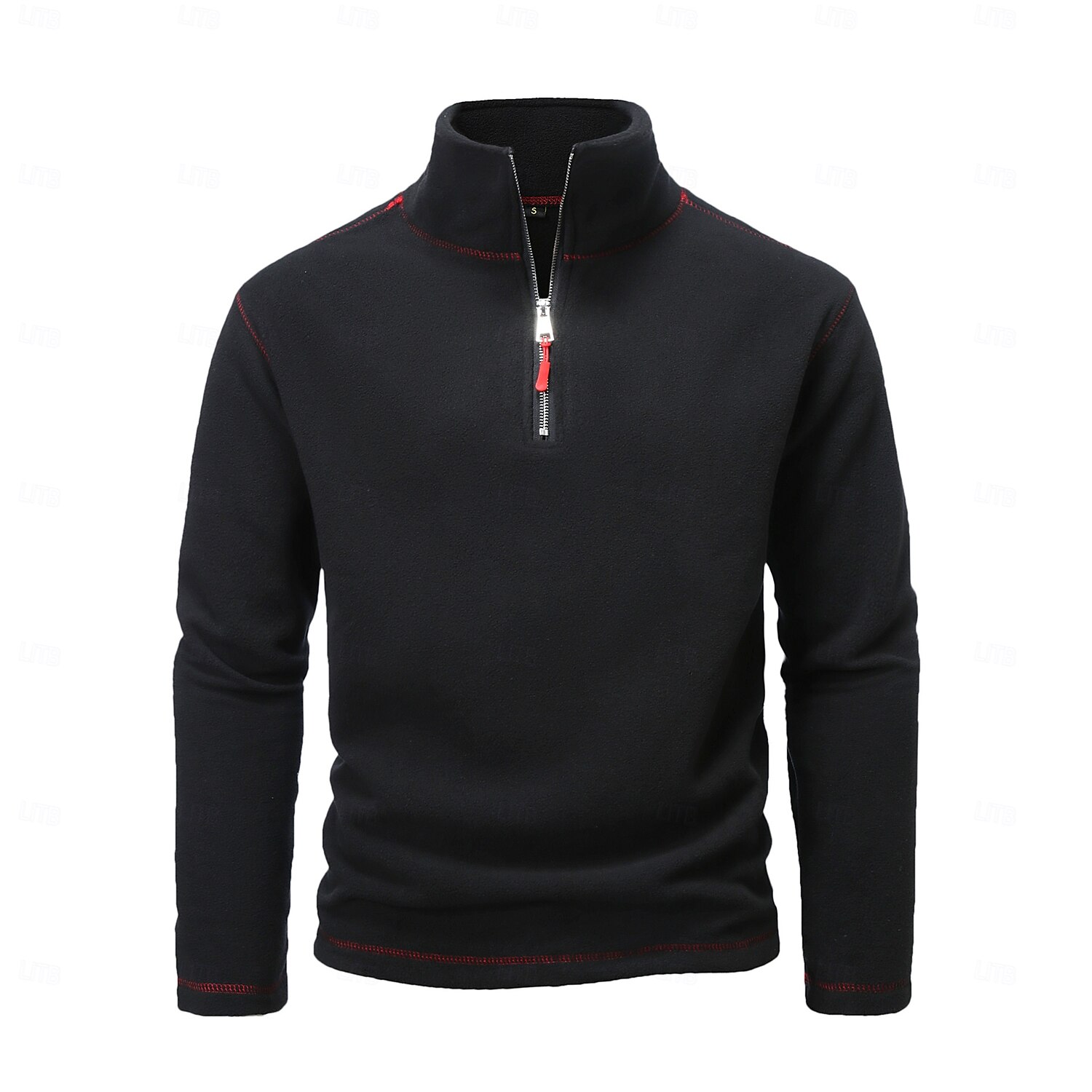 Per uomo Felpa Di pile Felpa con cerniera a un quarto Compatto Nero Bianco Verde militare Blu Marrone mezza cerniera Liscio Sportivo Giornaliero Per eventi Streetwear Fantastico Retrò Inverno del 2025 a $32.99 –P5
