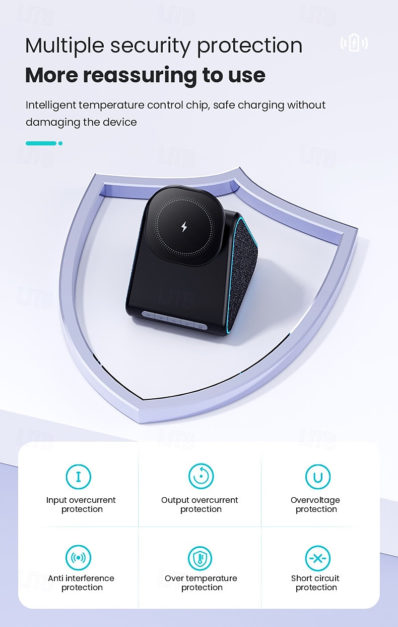 Wireless Charger Wireless Charging Station CE Certified Fast Wireless Charging Magnetic For Compatible with any wireless charging enabled devices 2025 - $37.99 –P9