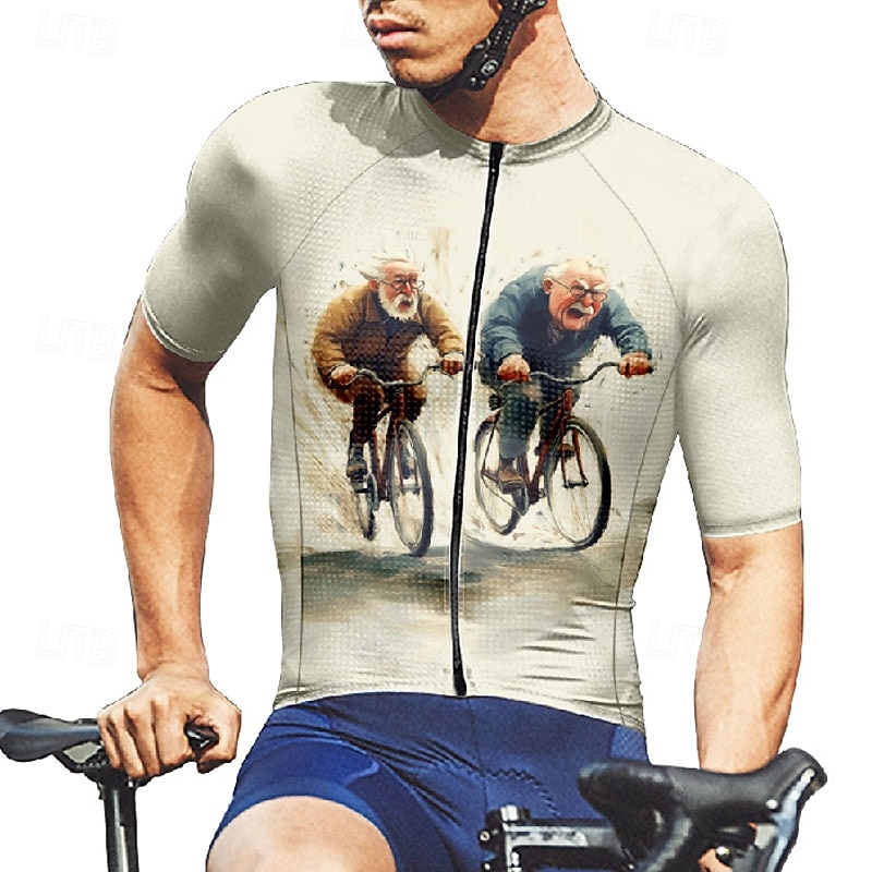 Homens Camisa para Ciclismo Gráfico Manga Curta Moto Camiseta Camisa / Roupas Para Esporte com 3 bolsos traseiros Ciclismo de Montanha Secagem Rápida Design Anatômico Capilaridade Respirável Esportes de 2026 por $30.99 –P2