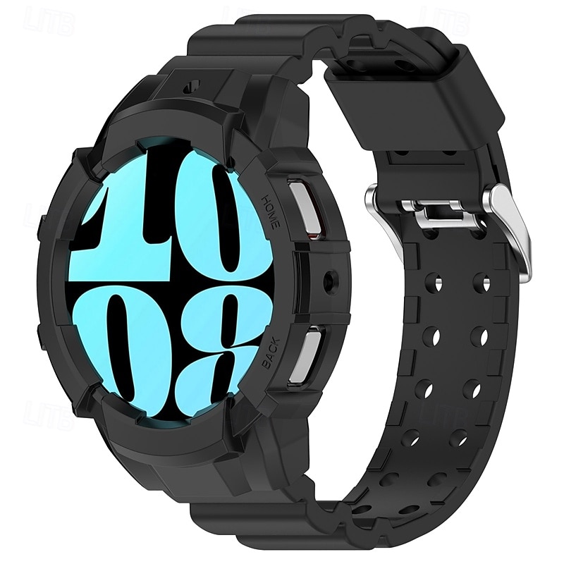 Klockarmband för Samsung Galaxy Watch 6 40/44mm Silikon Ersättning Rem Justerbar Sportband Armband 2025 - $13.99 -P9