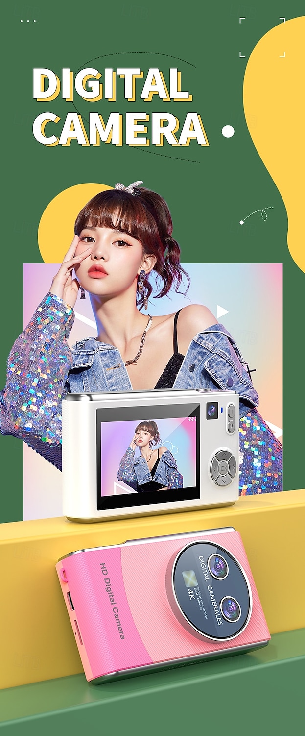 Digital Camera with Zoom Dual Cameras Auto Focus Vlogging Selfie for Travel Camera Auto Focus 2025 - $87.99 –P1
