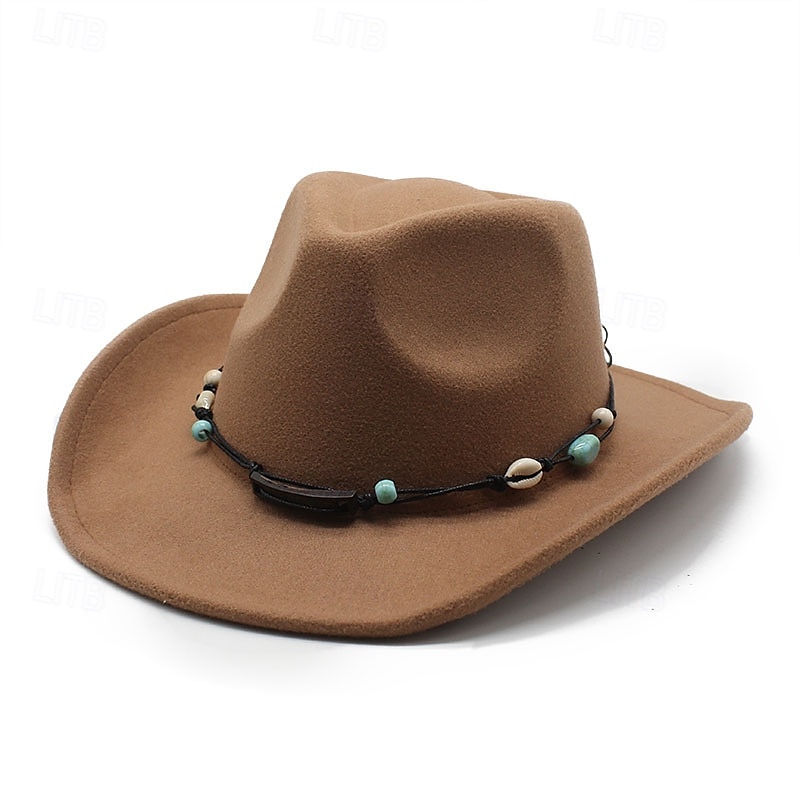 Safarihut Vintage Gürtel Cowboyhut Jazzhut Hand Westernhut Cowboyhut 2026 - $17.49 –P12