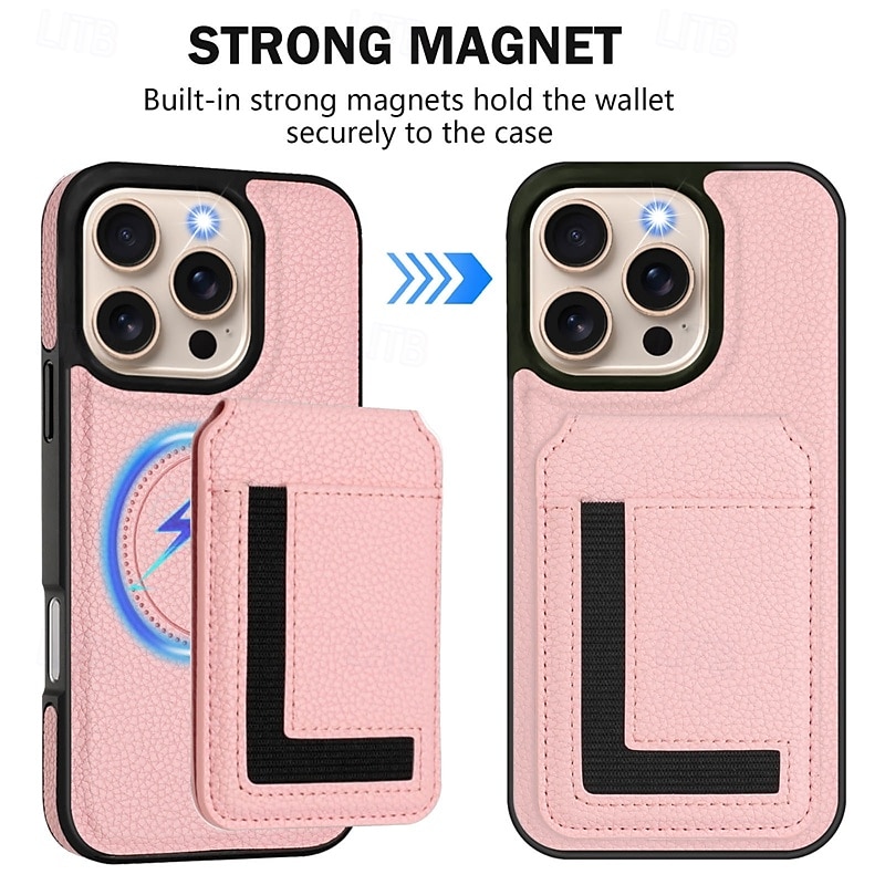 2025年 電話 ケース 用途 iPhone 16 Pro Max プラス iPhone 15 プロマックスプラス iPhone 14 13 12 11 Pro Max Plus バックカバー スタンド付き 磁石バックル ワイヤレス充電をサポート レトロ風 TPU PUレザー コレクション – $19.99 –P4