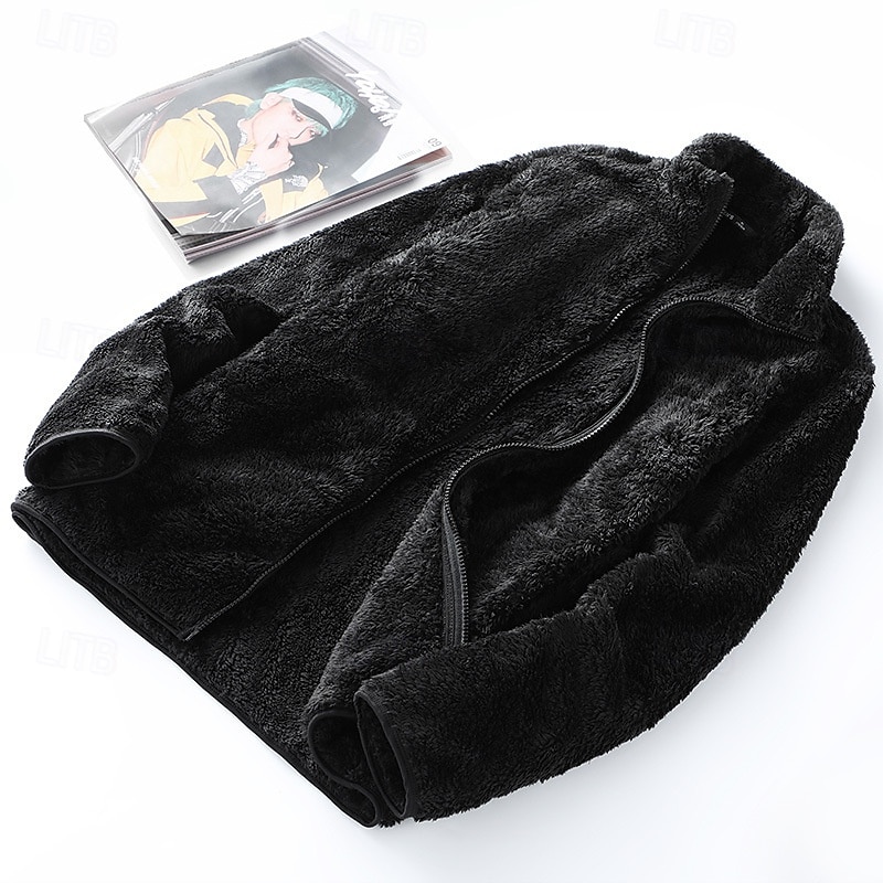 Mulheres Jaqueta de Trilha Inverno Ao ar livre Térmico / Quente A Prova de Vento Jaquetas em Velocino Jaqueta corta-vento Viajar Rosa Claro Preto Branco Rosa claro Cinzento Claro de 2025 por $25.99 –P9