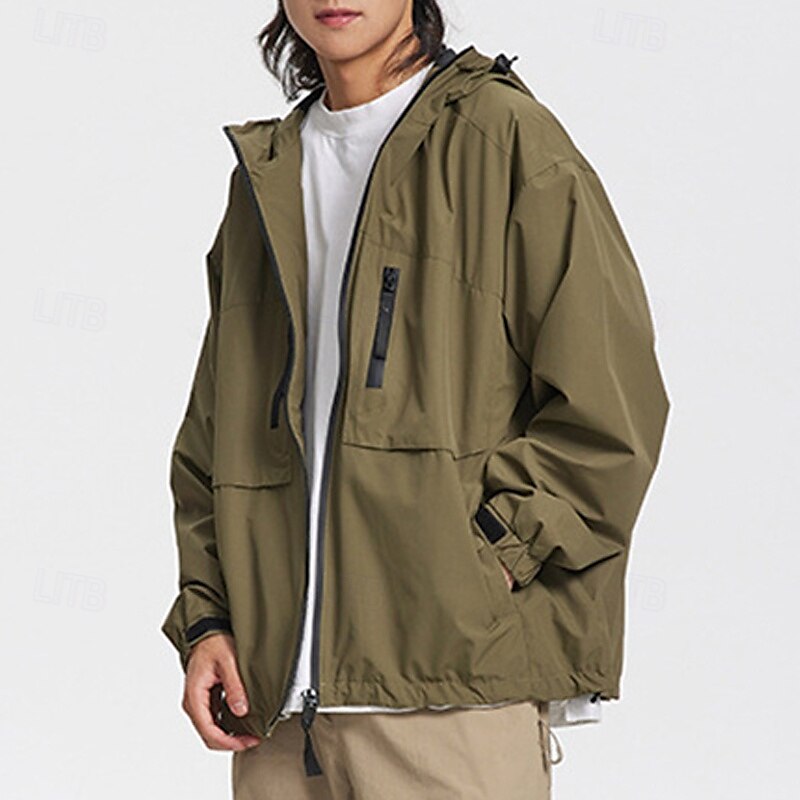 Homens Mulheres Jaqueta Softshell Jaqueta de Trilha Ao ar livre A Prova de Vento Impermeável Jaqueta leve Jaqueta corta-vento Viajar Preto Verde Tropa de 2025 por $105.99 –P6