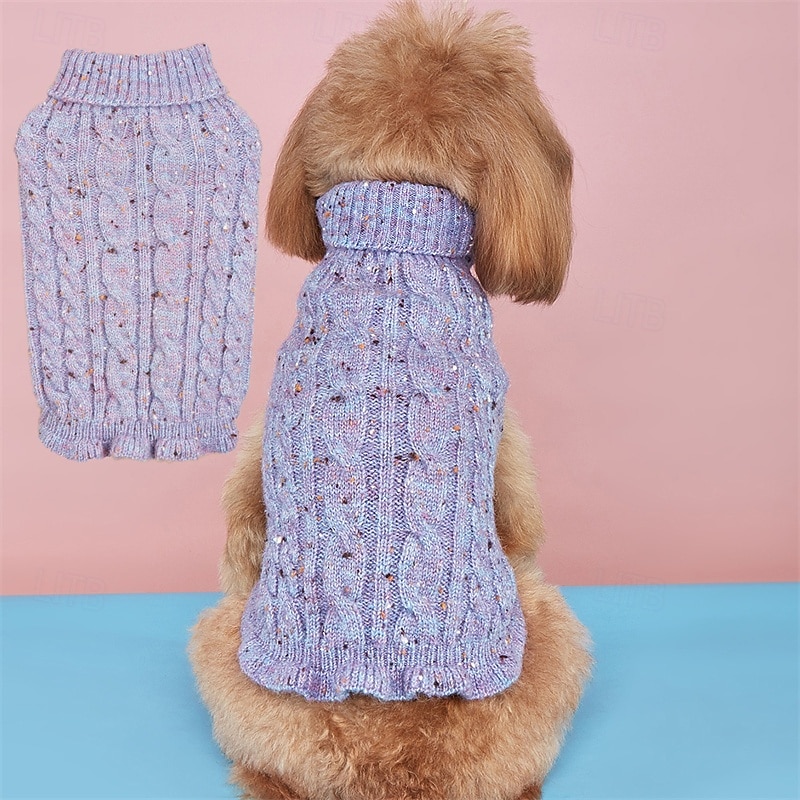 2026年 犬用 セーター ファッション 冬 ウォーム ファッション 快適 アウトドア 日常着 屋内 犬服 for Small 中量  コレクション – $16.99 –P4