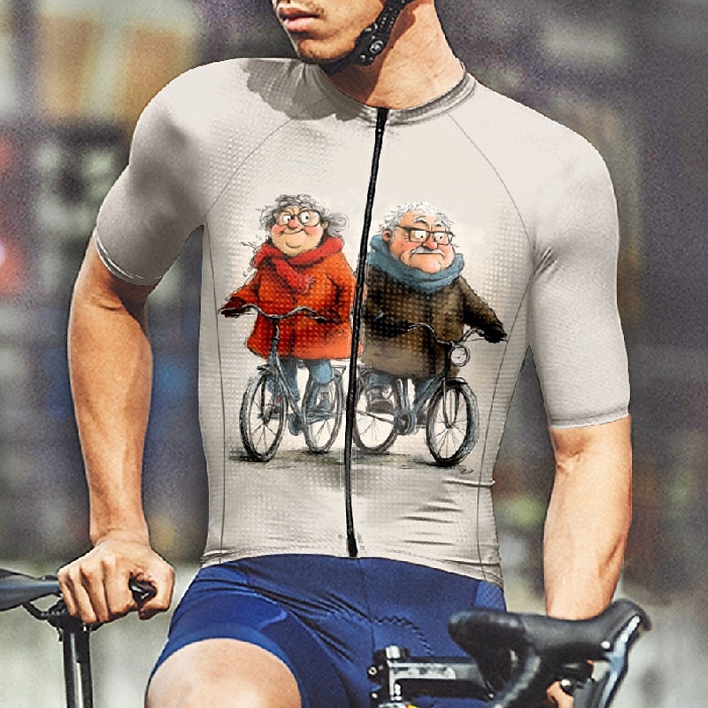 Homens Camisa para Ciclismo Gráfico Manga Curta Moto Camiseta Camisa / Roupas Para Esporte com 3 bolsos traseiros Ciclismo de Montanha Secagem Rápida Design Anatômico Capilaridade Respirável Esportes de 2026 por $30.99 –P11
