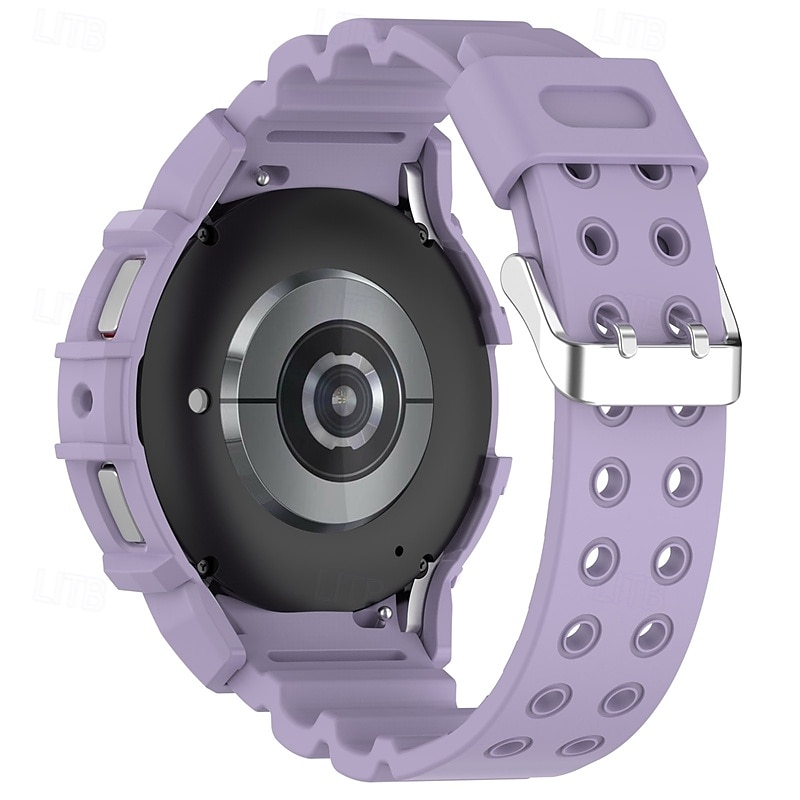 Klockarmband för Samsung Galaxy Watch 6 40/44mm Silikon Ersättning Rem Justerbar Sportband Armband 2025 - $13.99 -P17