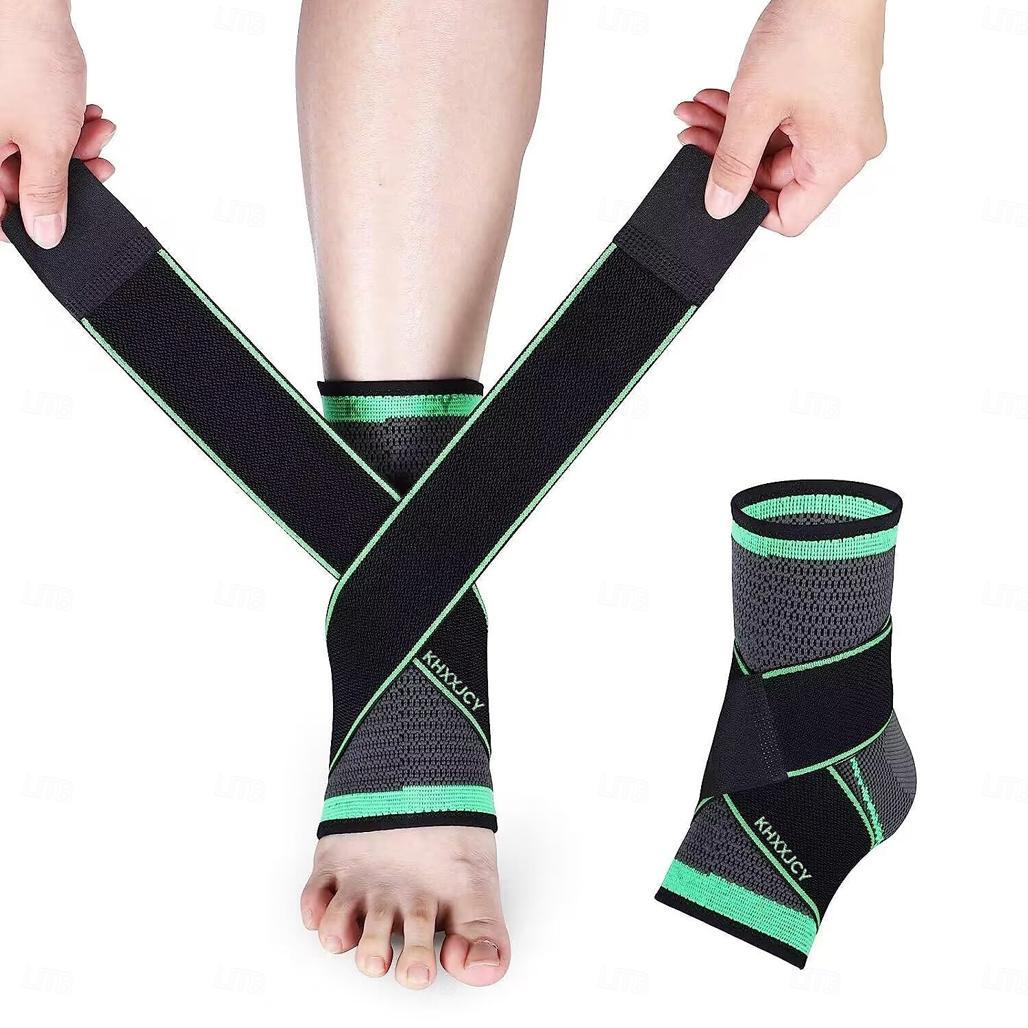 tutore di supporto per la caviglia, supporto regolabile per la caviglia a compressione, per uomini e donne supporto per il tendine d'Achille e fascite plantare, stabilizza i legamenti, allevia il del 2025 a $7.99 –P1
