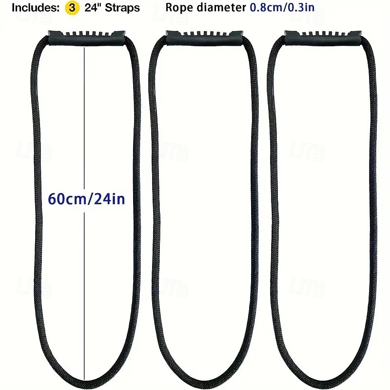 Cinghia di stoccaggio resistente da 24 pollici con maniglia - organizer durevole, regolabile e versatile per prolunghe, tubi flessibili e altro - perfetto per casa, garage, barca, camper e uso esterno del 2025 a $5.49 –P3