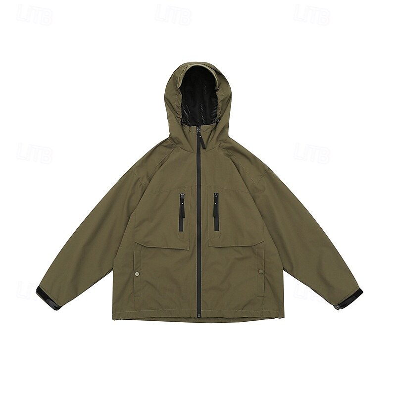 Homens Mulheres Jaqueta Softshell Jaqueta de Trilha Ao ar livre A Prova de Vento Impermeável Jaqueta leve Jaqueta corta-vento Viajar Preto Verde Tropa de 2025 por $105.99 –P7