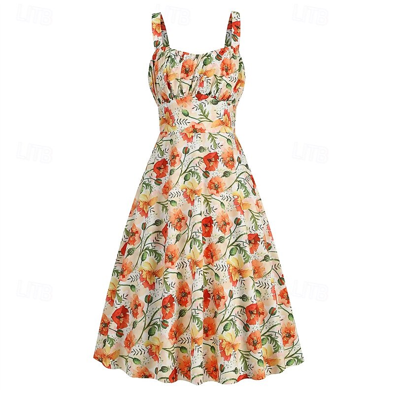 Elegáns Κλασσική 1950-es Ruhák A-vonalú Női Valentin nap Esemény / Buli Randi Zsúr Felnőttek Ruha Tavaszi nyár 2025 - $24.99 –P5