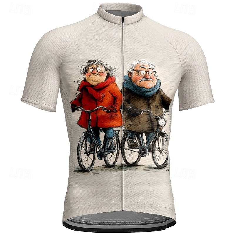Homens Camisa para Ciclismo Gráfico Manga Curta Moto Camiseta Camisa / Roupas Para Esporte com 3 bolsos traseiros Ciclismo de Montanha Secagem Rápida Design Anatômico Capilaridade Respirável Esportes de 2026 por $30.99 –P17