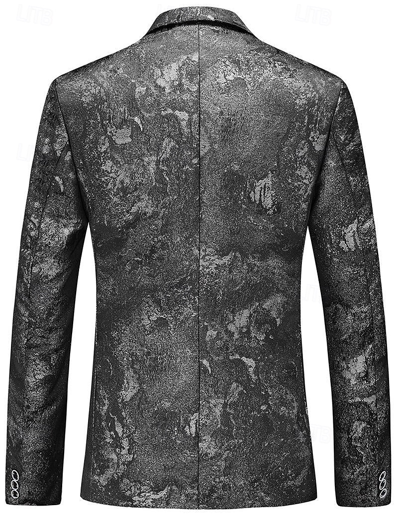 Retro Řvoucí 20s 20. léta 20. století Kabát Úbory Obleky a blejzry Velký Gatsby Gentleman předvečer Všech svatých Pánské předvečer Všech svatých Plesová maškaráda předvečer Všech svatých Plesov 2025 - $51.99 –P6