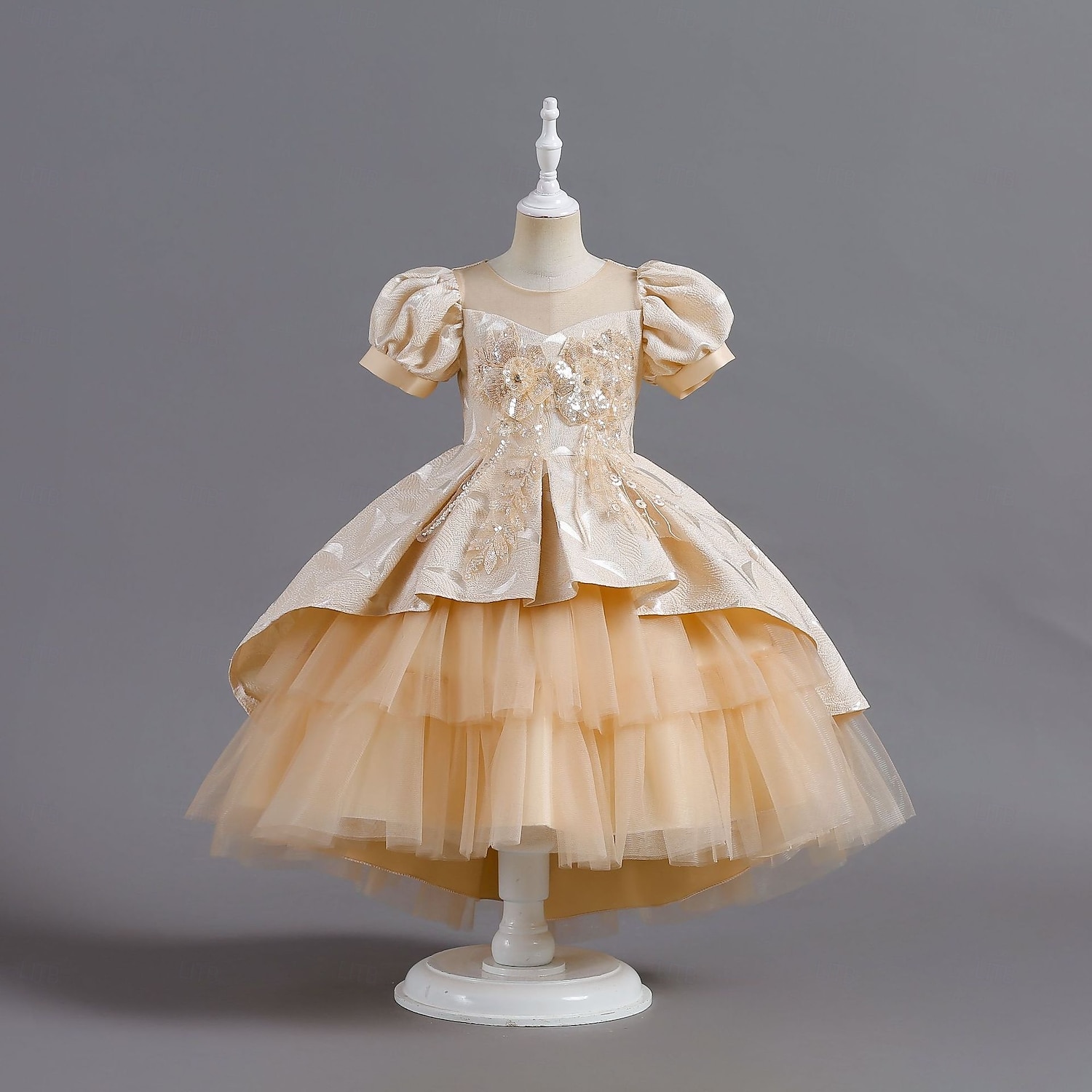 Săptămâna Cărții 2026 Regina Zăpezii Prințesă Zana Rochii Rochie de fete cu flori Rochii din tul Costum de carnaval Costume de film TV tematice for Fete Pentru copii Halloween Carnaval Mardi Gras 2026 - $10.99 –P12